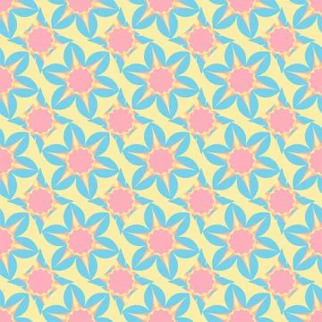 Geometric seamless pattern vector illustration for wrapping wallpaper backdro Stock Illustration