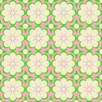 Geometric seamless pattern vector illustration for wrapping wallpaper backdro Stock Illustration