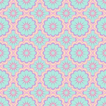 Geometric seamless pattern vector illustration for wrapping wallpaper backdro Stock Illustration