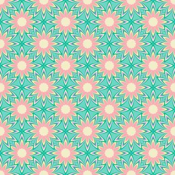 Geometric seamless pattern vector illustration for wrapping wallpaper backdro Stock Illustration