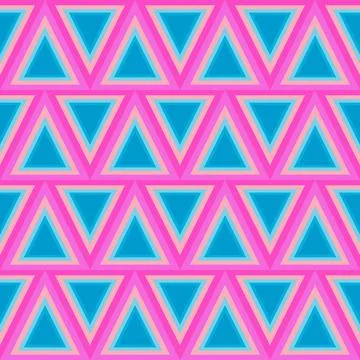 Geometric seamless pattern vector illustration for wrapping wallpaper backdro Stock Illustration