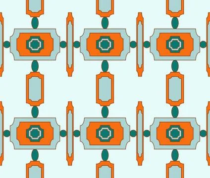 Geometric seamless pattern with vertical and horizontal rectangles 스톡 일러스트