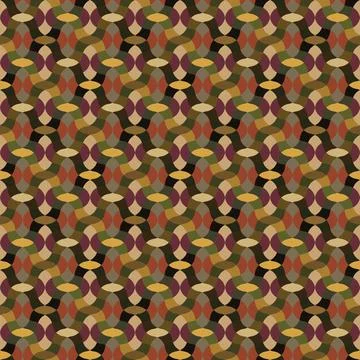 Geometric seamless pattern with wavy diagonal stripes in shades of black/green. Stock Illustration