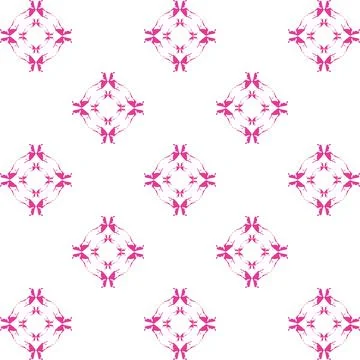 Geometric Seamless pattern on white background.stylish background for fabric, Stock Illustration