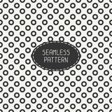 Geometric seamless polka dot pattern with circles. Wrapping paper. Paper for Stock Illustration
