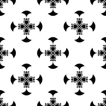 Geometric seamless repeat pattern. Aztec and Navajo tribal with retro style. Stock Illustration