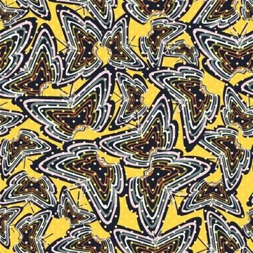 Geometric seamless repeat pattern. Vector illustration. Stock Illustration