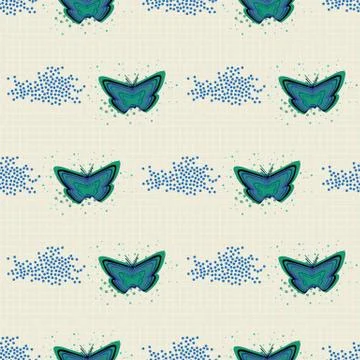 Geometric seamless repeat pattern. Vector illustration. Illustrazione stock