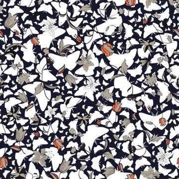 Geometric seamless repeat pattern. Vector illustration. 스톡 일러스트