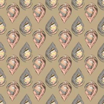 Geometric seamless repeat pattern. Vector illustration. Stock Illustration