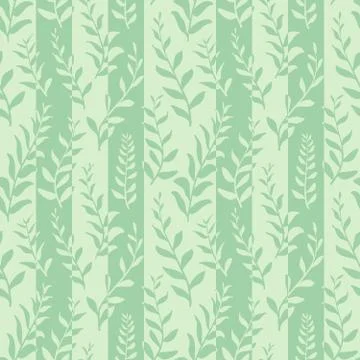 Geometric seamless repeating pattern of branches Stock Illustration