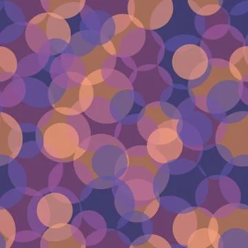 Geometric seamless repeating pattern of circles Stock Illustration