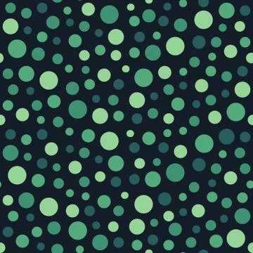 Geometric seamless repeating pattern of circles Stock Illustration