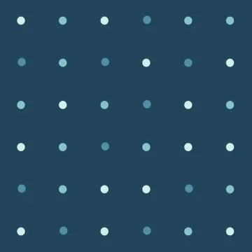 Geometric seamless repeating pattern of circles Stock Illustration