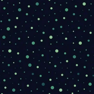 Geometric seamless repeating pattern of circles Stock Illustration