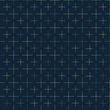 Geometric seamless repeating pattern of crosses Stock Illustration