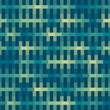 Geometric seamless repeating pattern of grid Stock Illustration