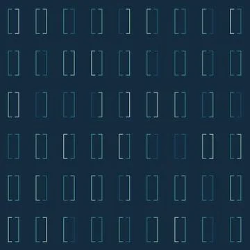 Geometric seamless repeating pattern of rectangles Stock Illustration