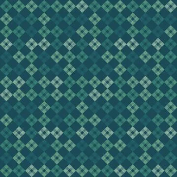 Geometric seamless repeating pattern of rhombuses Stock Illustration