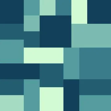 Geometric seamless repeating pattern of squaers Stock Illustration