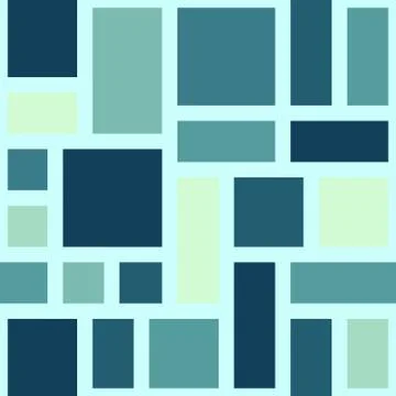 Geometric seamless repeating pattern of squaers Stock Illustration