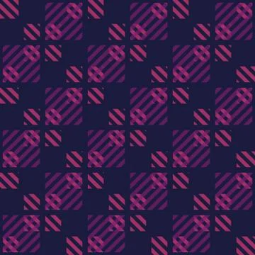Geometric seamless repeating pattern of squaers Stock Illustration