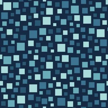Geometric seamless repeating pattern of squaers Stock Illustration