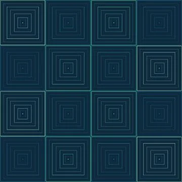 Geometric seamless repeating pattern of squaers Stock Illustration