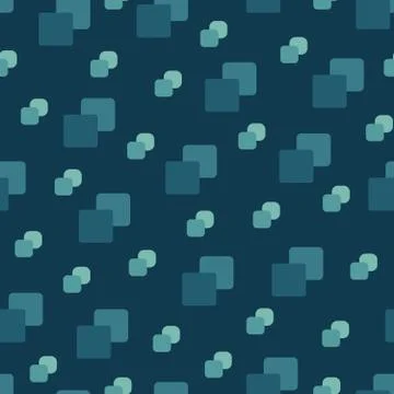 Geometric seamless repeating pattern of squaers Stock Illustration