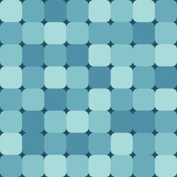 Geometric seamless repeating pattern of squaers Stock Illustration