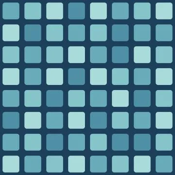 Geometric seamless repeating pattern of squaers Stock Illustration