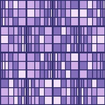 Geometric seamless repeating pattern of squaers and rectangles Stock Illustration