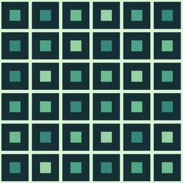 Geometric seamless repeating pattern of squaers Stock Illustration