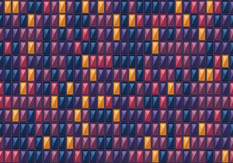 Geometric seamless square pattern background. wrapping mosaic Illustrazione stock