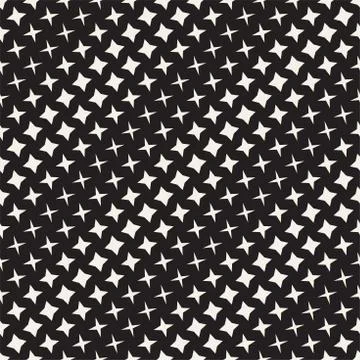 Geometric Seamless Star Shapes Pattern. Halftone Gradient Effect. Stylish Vector Stockillustratie