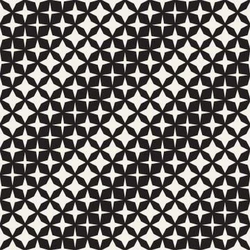Geometric Seamless Star Shapes Pattern. Halftone Gradient Effect. Stylish V.. Stock Illustration