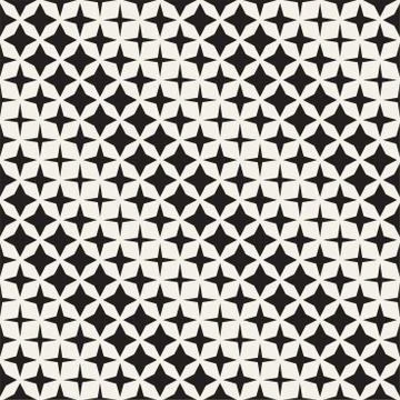Geometric Seamless Star Shapes Pattern. Halftone Gradient Effect. Stylish V.. Stock Illustration