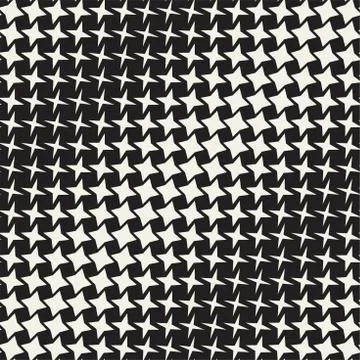 Geometric Seamless Star Shapes Pattern. Halftone Gradient Effect. Stylish V.. イラスト素材