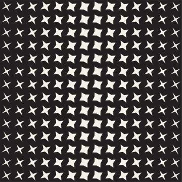 Geometric Seamless Star Shapes Pattern. Halftone Gradient Effect. Stylish V.. Stock Illustration