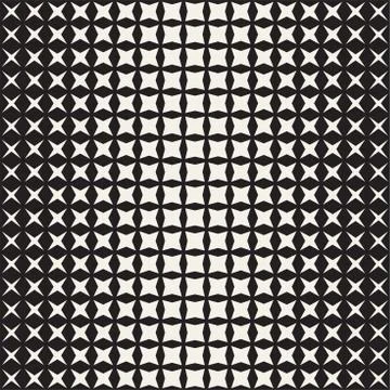 Geometric Seamless Star Shapes Pattern. Halftone Gradient Effect. Stylish V.. Stock Illustration