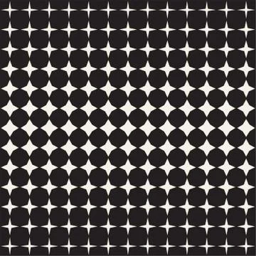 Geometric Seamless Star Shapes Pattern. Halftone Gradient Effect. Stylish V.. Stock Illustration