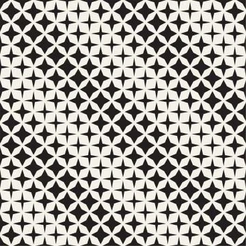 Geometric Seamless Star Shapes Pattern. Halftone Gradient Effect. Stylish V.. イラスト素材