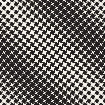 Geometric Seamless Star Shapes Pattern. Halftone Gradient Effect. Stylish V.. イラスト素材