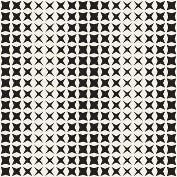 Geometric Seamless Star Shapes Pattern. Halftone Gradient Effect. Stylish V.. Stock Illustration