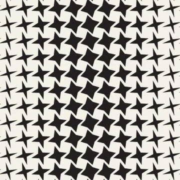 Geometric Seamless Star Shapes Pattern. Halftone Gradient Effect. Stylish V.. Stock Illustration