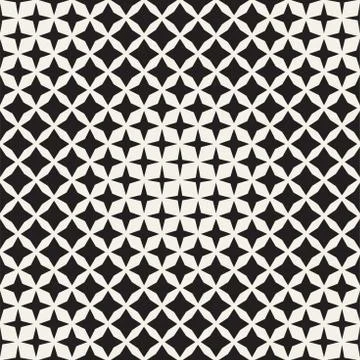 Geometric Seamless Star Shapes Pattern. Halftone Gradient Effect. Stylish V.. Illustrazione stock