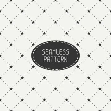 Geometric seamless stars pattern. Wrapping paper. Paper for scrapbook. Tiling Stock Illustration