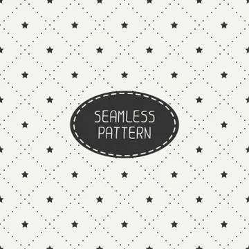 Geometric seamless stars pattern. Wrapping paper. Paper for scrapbook. Tiling Stock Illustration