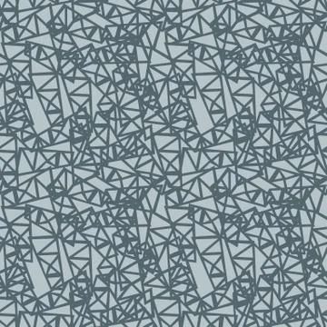 Geometric seamless texture - random chaotic sharp lines background. Vector fa Illustrazione stock