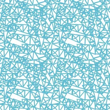 Geometric seamless texture - random chaotic sharp lines background. Vector fa Illustrazione stock